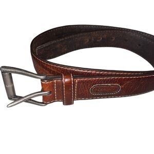 Columbia casual leather men’s brown belt